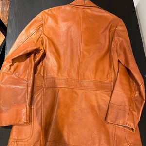 Genuine Tan Leather Jacket